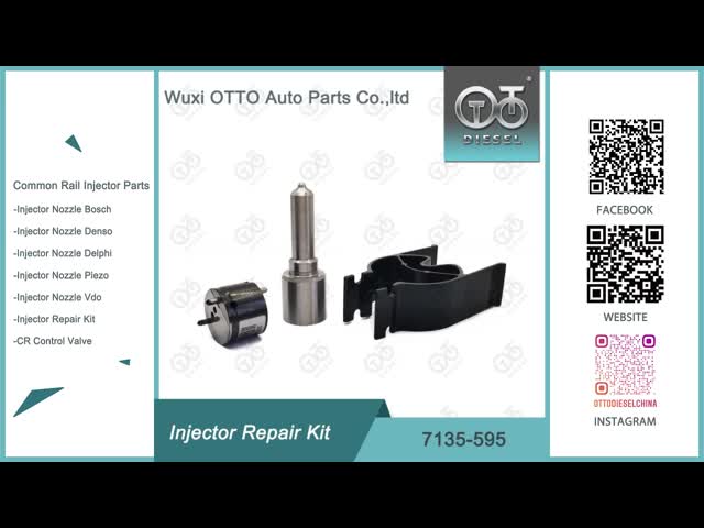 7135-595 Delphi Injector Repair Kit Nozzle-Valve Kit Nozzle-CVA Kit