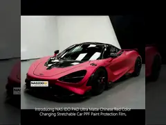 PET Ultra-Matte Chinese Red Color Changing Car Paint Protection Film Car Tint