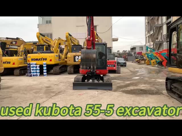 Válvula hidráulica original Kubota U55 Mini Excavadora 55-4 55-5 Japão Usado Micro Digger