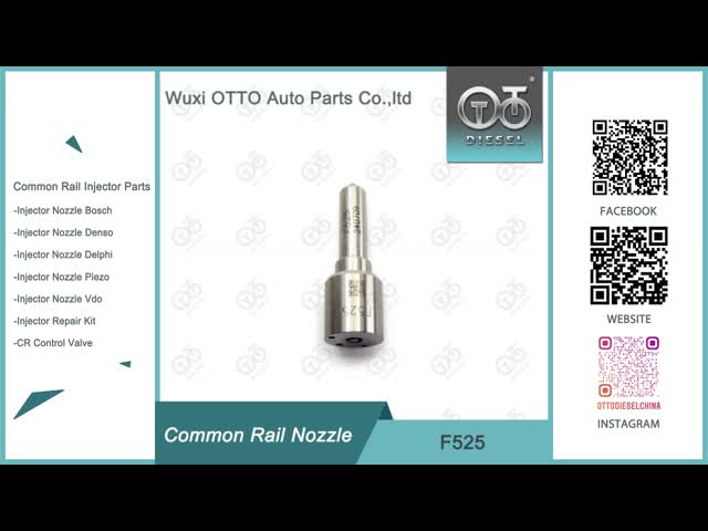 Fuel Injector Nozzle F525 Common Rail Nozzle For Injector 28577054 / 28521738
