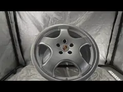 Porsche 991.1 turbo, cerchioni d'argento 21x11.5 ET 49/5x130/71.6