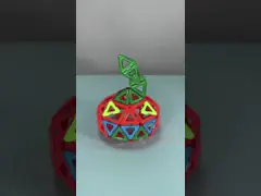Magnetic Tile Assembly With Versatile Shapes For Animals And Plants  Wansheng Pumpkin