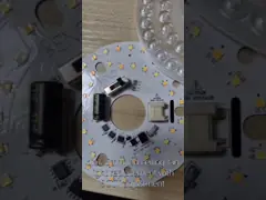 Dia125mm 4.9inch 24W đèn quạt trần LED Retrofit Kit Đèn trần thay thế 5CCT 3000K 3500K 4000K 5000K 6000K Điều chỉnh 12W 18W 24W Switch, 2800LM 120V ETL 2 4 Watt