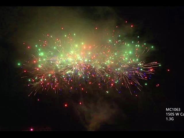 Fogos de artifício profissionais da pirotecnia do OEM 100 150 300 tiros
