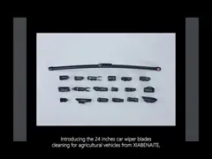 24 Inches Car Wiper Blades Cleaning for Agricultural Vehicles