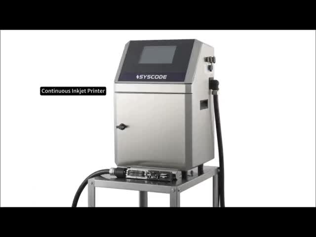 IP54 Rated Industrial Continuous Inkjet Printer Android System CIJ Inkjet Printer