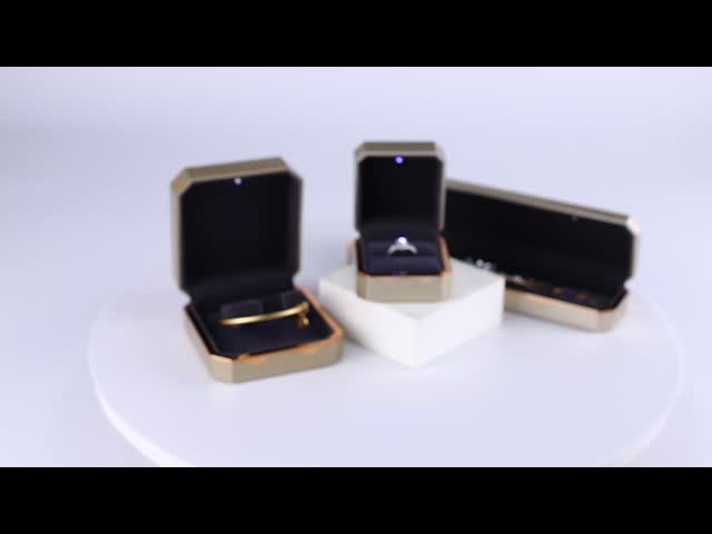 手作り プラスチック ベルベット 宝石 包装 箱 ブレスレット イヤリング ペンダント ネックレス リング
