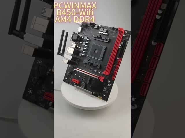 PCWINMAX B450 Wifiソケット AM4 DDR4 SATA 6GB/S VGA HD DP アウトプット mATX マザーボード