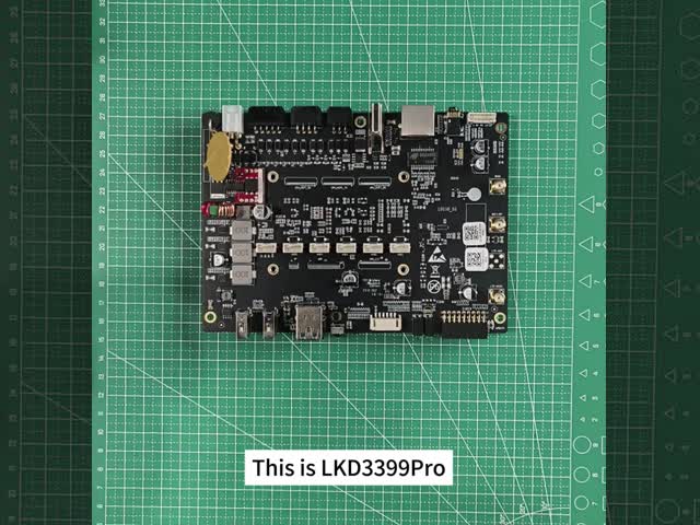 LKD3399PRO 組み込みコンピュータボード SBC 4K VP9 自動車用