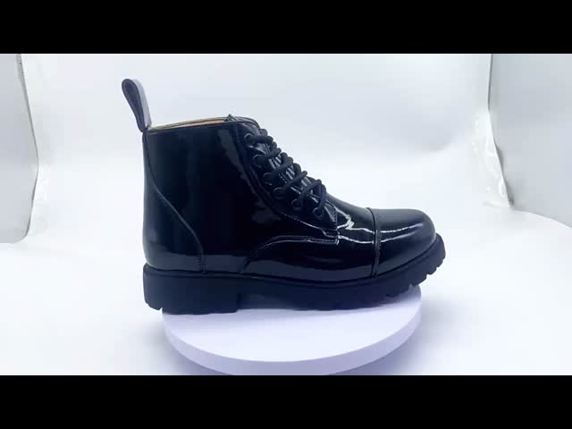 オーダーメイド レザー モーターサイクルのブーツ 透ける丸い足のブーツ 男性用