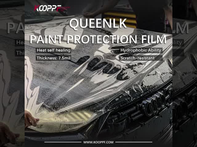 クイーン・グロース 自動直治性 TPU PPF 防水性 カークリア 塗料保護フィルム 7.5ミリ