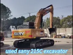 SANY SY215c Crawler Excavators in Sell 21800KG Operating Weight and 602 Working Hours