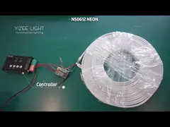 6*12mm Silikon Neonstreifen IP67 Seitenaufnahme Ra90 Silikon Extrusion LED Neon Flex