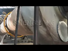 2.5-8r/min Speed Rotary Drum Dryer For 2-5 Inclination Angle Adjustment Rotary Drum Dryer