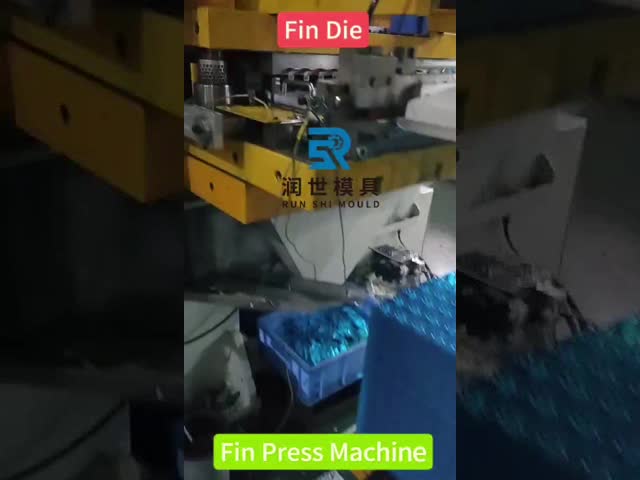 Precision Machine And Fin Die For Producing Heat Exchanger Coil Fins