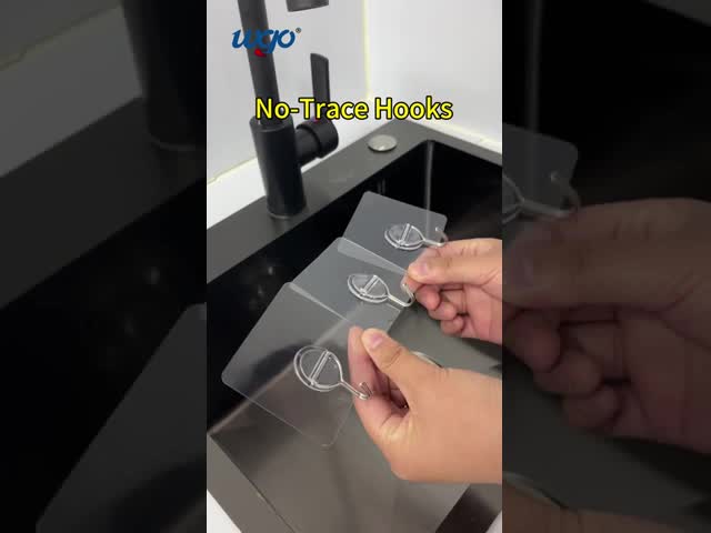 ドアのためのドリル孔の必要な自己接着ホックの棚の毎日の目的の貯蔵の考え無し