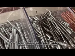 5mm X 65mm Cd Weld Stud Pins Copper Coated Steel Material For Shipbuilding Industry