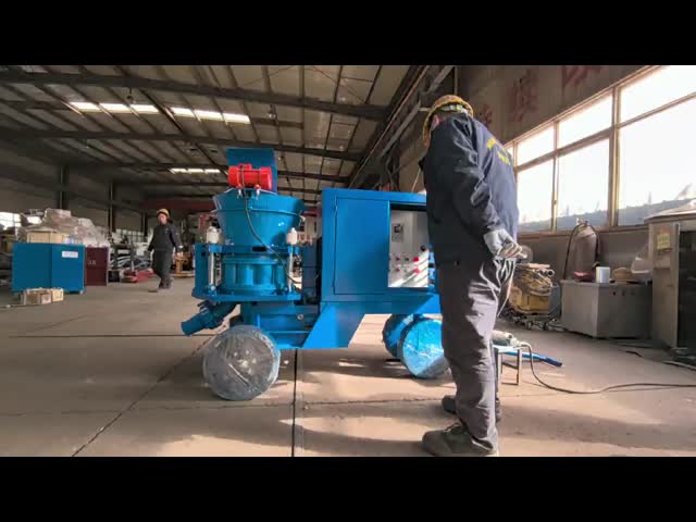 Hydraulic Braking Electric Power Dry Shotcrete Machine OEM Accepted Concrete Sprayer