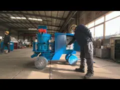 Hydraulic Braking Electric Power Dry Shotcrete Machine OEM Accepted Concrete Sprayer