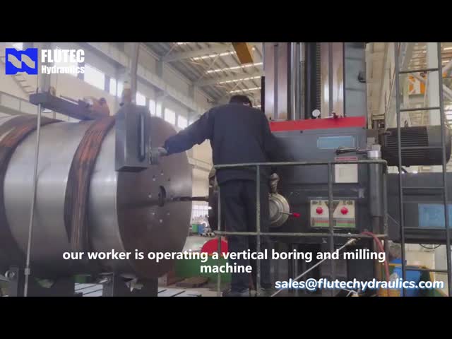 電気炉用 定番製の大型水力シリンダー