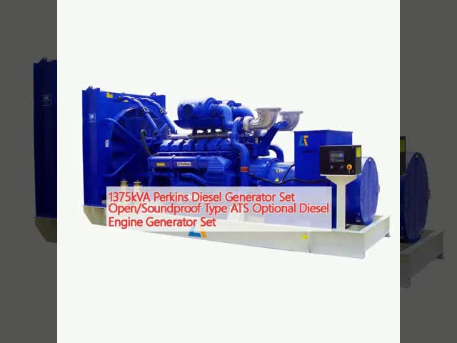 1375kVA ペルキンズ・ディーゼル発電機 1500RPM 電子ガバナー