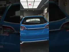 Customizable Color Wrap Film Crystal Miami Blue PET Vinyl Wrap Recyclable Anti UV