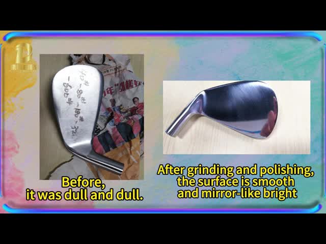 ゴルフクラブ ヘッド 磨き機械 ハードウェア 製造 Plc&タッチスクリーン コントロール キャビネット ロボット 磨き 磨き 機