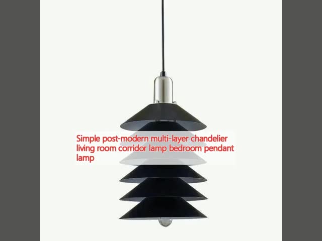 Simple Post-modern Multi-layer Chandelier Living Room Corridor Lamp Bedroom Pendant Lamp