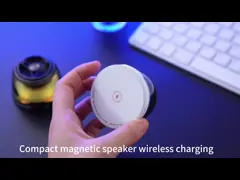 5V/2.1A Giriş Hızlı Şarj LED lamba / hoparlör ile Kablosuz Şarj Yastığı