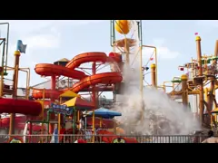 Exciting Family Water Park in Giantic Waterhouse with Different Style Waterslide