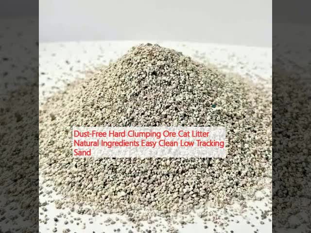 Customizable Scent Ore Cat Litter With No Dust Highly Adsorbent Ore Litter