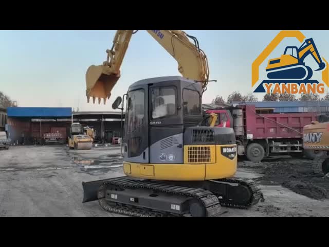 中古 コマツー PC78 掘削機 土工 7トンの水力クローラー機械