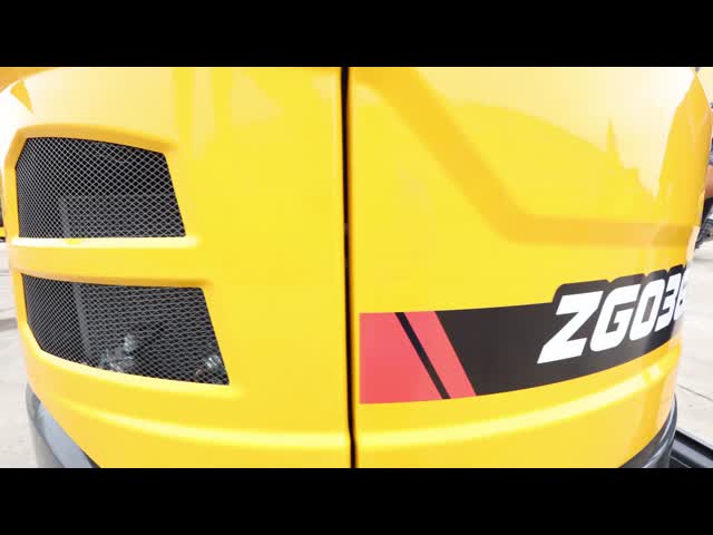 Гидравлический экскаватор ZG036S Эргономичный дизайн с просторным пространством для вождения