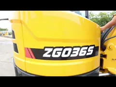 Hydraulic Crawler Excavator ZG036S Ergonomic Design With Spacious Driving Space