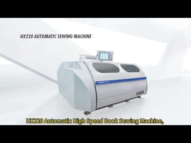 HX220 Book Sewing Machine High Speed Automatic Book Block Binding Program Control Aster Smyth Sewn Binding Sewing Thread