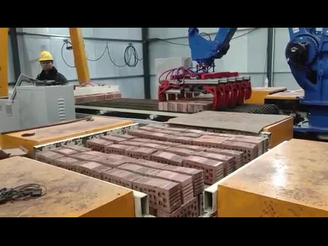 10000-20000 промышленное предприятие кирпича машины упаковки кирпича PCS 35KW