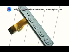 Flexible Coppered Etching Tactile Membrane Keypad With OEM Design