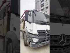 Small Concrete Pump Truck Sany Truck Mounted Concrete Pump 2020 Year Sany 49 Meters Benz Chassis