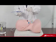 실리콘 붓 머리로 된 의료 구강 흡입 카테터 관리 키트