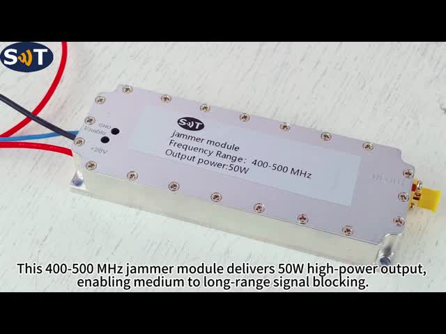 パーソナライズされた高性能装置 400-500 MHz 通信妨害モジュール