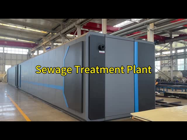 新品 50t/D 工業用および家庭用 下水処理設備 梱包容器