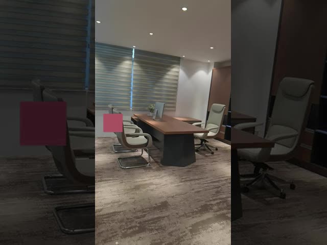 Conjunto de sofá secional para escritório de 2 lugares sofá de couro preto para escritório em casa