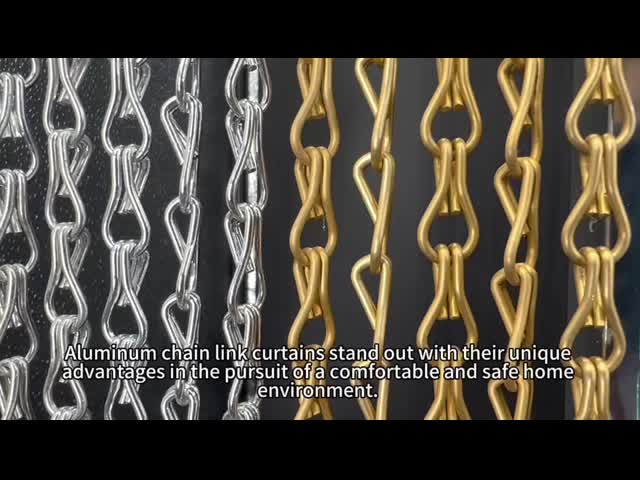 Shiny 12MM Hooks Anodized Aluminium Insect Screen Mesh