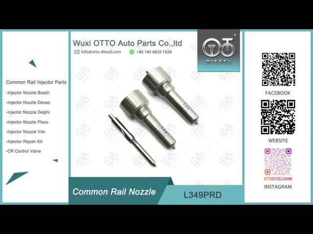 L349PRD Delphi Common Rail Nozzle OEM High-Speed For Injector R06001D