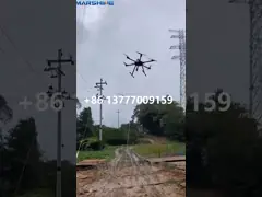 High Altitude Industrial Power Line Stringing Drone with Shipping Size Specifications
