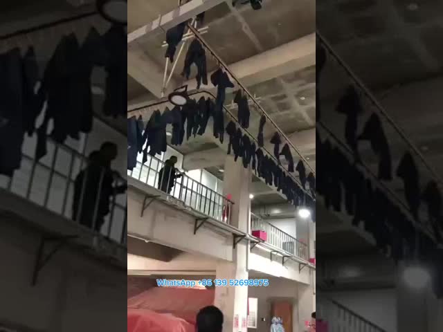 Do vestuário inteligente do armazenamento dos SS da oficina espaço de salvamento de suspensão do sistema