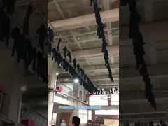 Workshop SS intelligent storage Garment Hanging System Saving Space