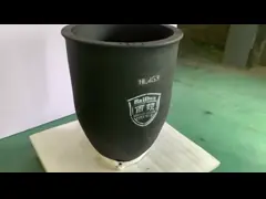 Non Closure Type Graphite Crucible Accessories For Metal Melting