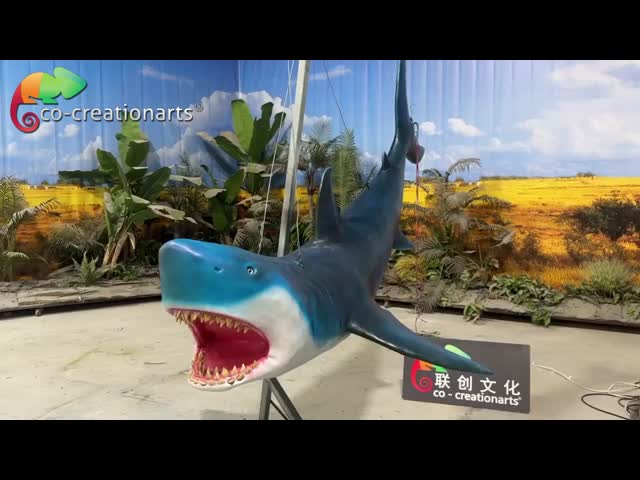 Aquário Animais Animatrónicos Realistas Ondas de Tubarão Modelo Realista Para a Exposição do Mundo do Mar