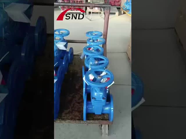 Non-Rising Stem Gate Valve with Elastic Seat Seal for Oil Water Gas